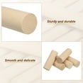 thumbnail image 4 of Unique Bargains 1-3/8 x 4 Inch Dowel Rods Wood Sticks Unfinished Wooden Dowel Rods Round Dowels Sticks 10 Pcs, 4 of 6