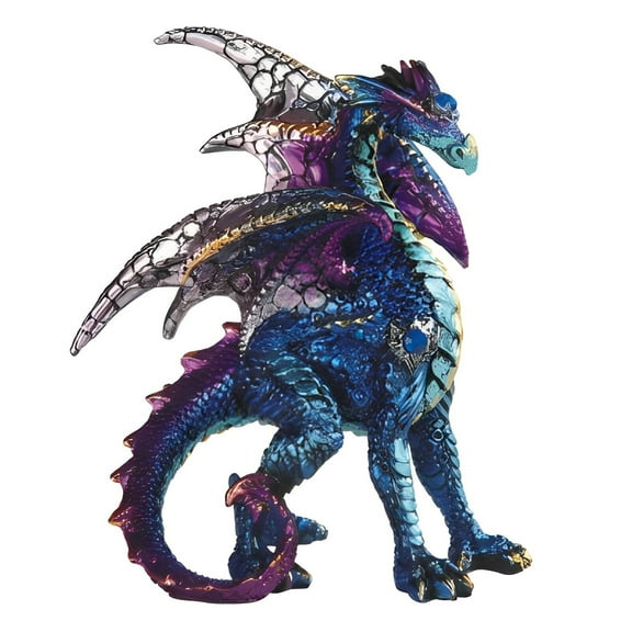FC Design 5"H Blue and Purple Dragon Figurine Statue Sculpture Ornament Decoration Home/Room Decor and Unique Gift Ideas for Housewarming, Holidays and Birthdays