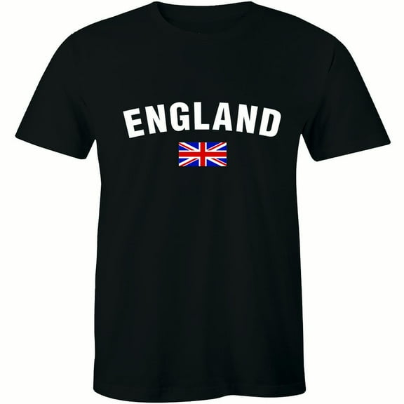 England Distressed World Cup Soccer English National Flag Pride Mens T-Shirt