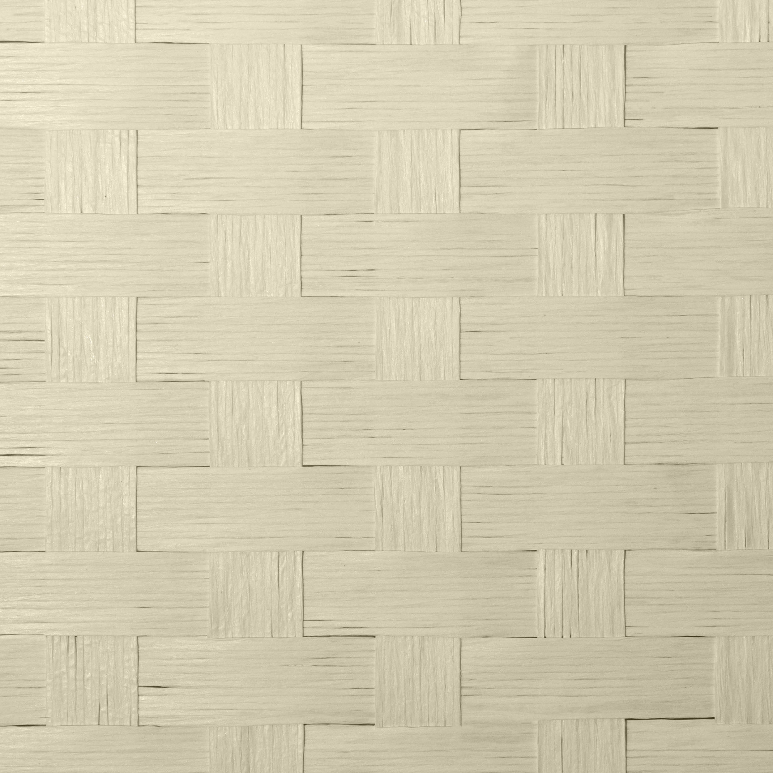 Red Lantern 2 ft. Short Woven Fiber Folding Screen - Cream - 4 Panel