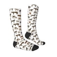 thumbnail image 3 of Balery Cow Printed Novelty Socks Men's Women's Crew Socks Sports Socks Knee High Socks Cotton Socks Quirky and Cool Socks, 3 of 9