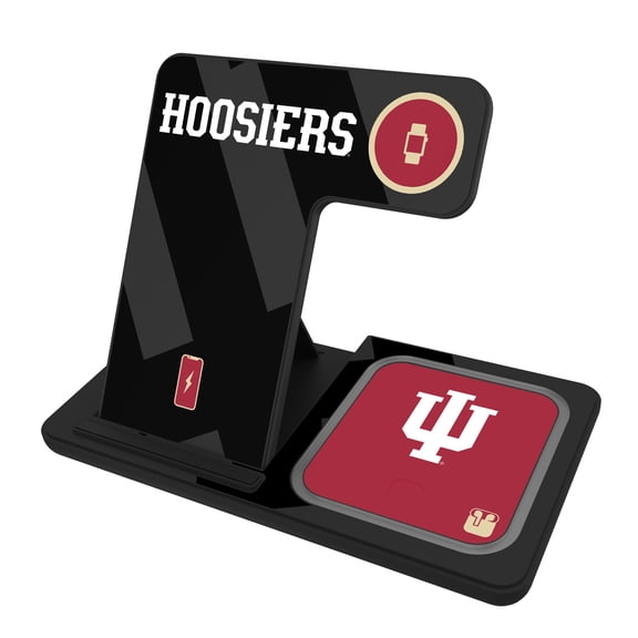 Keyscaper Indiana Hoosiers 3-In-1 Wireless Charger