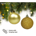 thumbnail image 3 of 72pzas Esferas Navideñas Decoración Navideña Árbol Xtellar dorado, 3 of 4