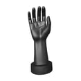 thumbnail image 4 of Maniquí masculino para exhibición de mano, soporte organizador de anillos para pulsera de joyería, escaparate, joyería, encimera, negro, 4 of 9