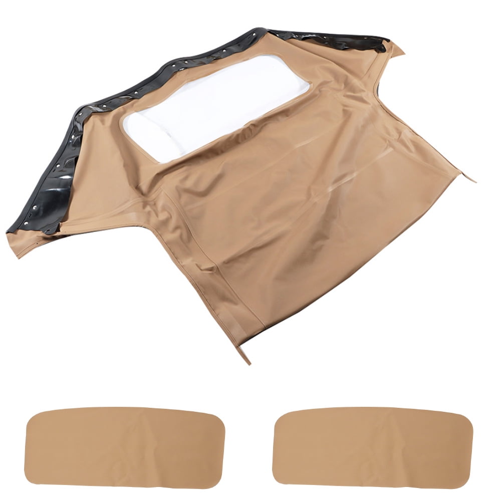 Cabrio Convertible Top & Plastic Window Tan For Mazda Miata 19902005