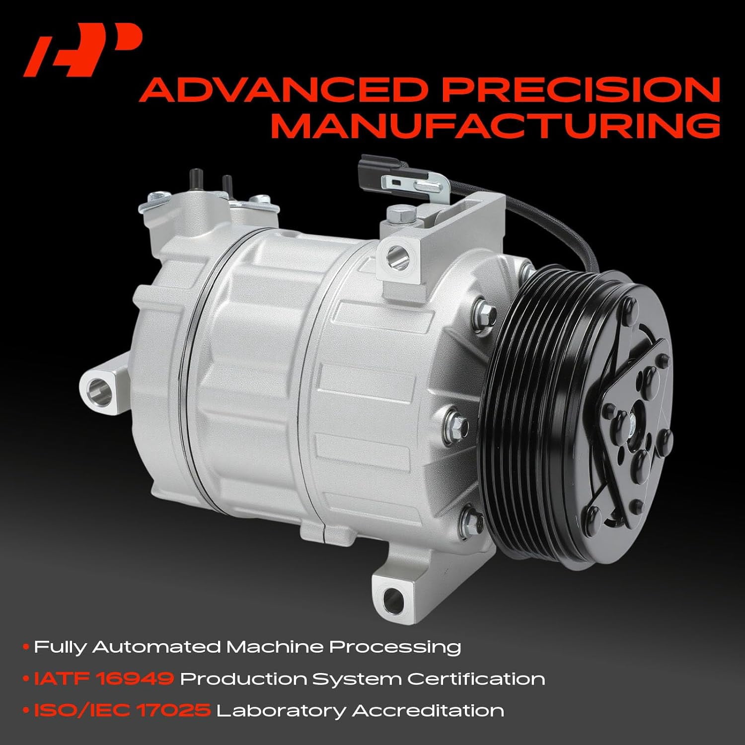 A-Premium Air Conditioner AC Compressor with Clutch Compatible with Nissan Sentra 2007-2012 L4 2.0L