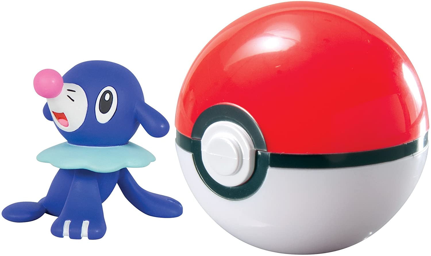 Pok mon Clip N Go Popplio Poke Ball Figure Set Walmart