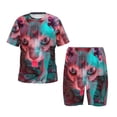 thumbnail image 1 of Fotbe Psychedelic Hairless Cat Pijama Estampada de 2 Piezas para Niños – Ropa de Dormir de Manga Corta Cómoda para Niños y Niñas, Camiseta y Shorts de Algodón-Medium, 1 of 6