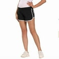 thumbnail image 6 of SDNall Maternity Shorts Casual Comfortable Low-Waist Contrast Color Pregnant Shorts Summer Maternity Clothes (Black, Sizes S-XXL), 6 of 9