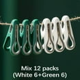 thumbnail image 5 of BSJJY 12Pcs Plastic Clothes Clips, Clothes Line Clips, Cloth Pegs for Hanging Clothes, Laundry Clothes Pins, Versatile Clips for Bags, Photo (Mixing Colors), 5 of 6