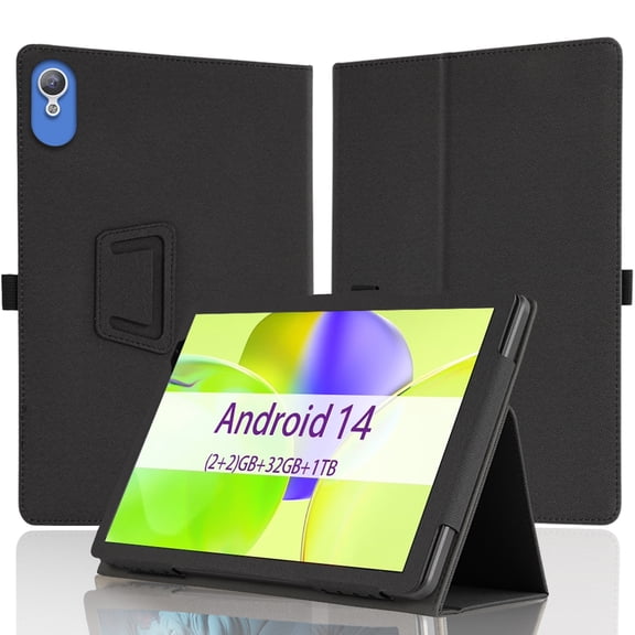 [NSFN] for Tedupee 10 inch Tablet Case, Tedupee 10 inch 2025 Protective Case with Handheld Band Premium PU Leather StandFunction