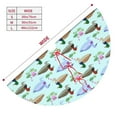 thumbnail image 3 of Rateoe Mallard Duck Of Lotus Flowers Print Christmas Tree Skirt 30" for Xmas Holiday New Year Party Circle Tree Mat Ornaments Decoration, 3 of 7