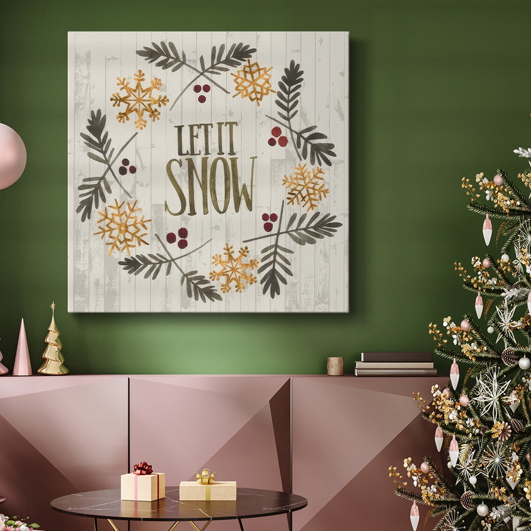 Rustic Christmas VI- Gallery Wrapped Canvas