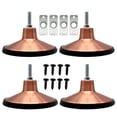thumbnail image 3 of Aoanydony Set of 4 Large Pool Table Leg Levelers Heavy Duty for Game Table Adjustment, 3 of 6