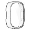 thumbnail image 3 of KAIYANG Estuche para reloj Fitbit Versa 4/Sense 2, cubierta de protección completa con protector de pantalla de vidrio templado Estilo B Fitbit Versa 4 transparente, 3 of 5