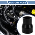 thumbnail image 2 of Unique Bargains 1 Pcs 57-76mm 2.24"-2.99" ID 100mm 3.94" Length 0 Degree Black Car Silicone Hose Universal, 2 of 7