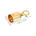 thumbnail image 2 of NIYANGLE 4 Pcs Embouts de Cordon Design Élégant en Acier Inoxydable Rond pour Usage Général, 2 of 7