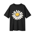 thumbnail image 5 of Tdoqot Girls Graphic T Shirts- Causal Summer Fashion Cute Short Sleeve Kids Basic Tees Black Size 6, 5 of 6