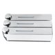 thumbnail image 1 of Shampoo Container, Liquid Press Button Style 3 Compartments Wall Mount Soap Dispenser Electroplating For Bathroom For Toilet ANGGREK Otros, 1 of 8