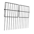 thumbnail image 2 of 10x Paneles de valla de metal para jardín, accesorios para de patio, paneles de sección de 33 x 43 cm, decoración, bordes de alambre de hierro, 2 of 8