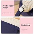 thumbnail image 5 of BESEW7 Pen Holder Pencil Pouch Large Capacity Pencil Case Wide Open Pencil Pouch for Travel Marker Case Pouch Cute Design Black, 5 of 8