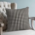 thumbnail image 4 of Pillow Covers 18x18 Set of 2, Buffalo Plaid Throw Pillow Covers Decorative Couch Cushion Cover, Farmhouse Black White Checkered Vintage Microfiber Soft Square Pillowcases for Bedroom Living Room Sofa, 4 of 9