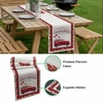 thumbnail image 5 of Valentine's Day Table Runner - 90 Inch Long, Kitchen Dining Table Runner Dresser Scarves, Red Truck Love Heart Roses Romantic Floral Farmhouse Decor for Coffee Tables Wedding Party Banquet, 5 of 8