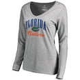 thumbnail image 2 of Women's Ash Florida Gators Victory Script Long Sleeve T-Shirt, 2 of 3