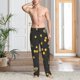 thumbnail image 2 of Balery Bee Pantalones de pijama para hombre, pijama ultraligero, pantalón de descanso-Large, 2 of 6