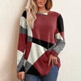 thumbnail image 2 of Blouses for women dressy casual Polyester Soft Clothing M Red womens blouses, 2 of 5