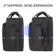 thumbnail image 3 of Portafolios Elegante EMPSIGN para portátil de 17.3 pulgadas repelente al agua bloqueo RFID bolsa de hombro, 3 of 5