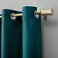 thumbnail image 3 of Sun Zero Madison 1-Piece Room Darkening Grommet Curtain Panel, 54"x63", Teal, 3 of 9