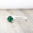 thumbnail image 5 of Emerald 925 Sterling Silver Ring, Round Cut Anniversary Gift Christmas Gift Ring For Him, 5 of 5