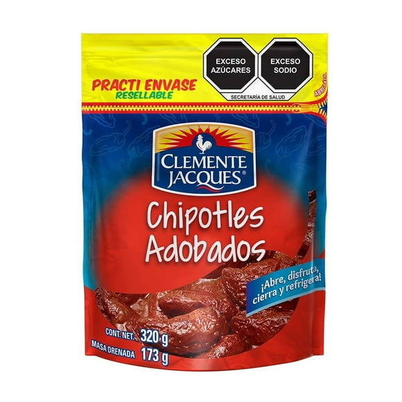 Chiles chipotles Clemente Jacques adobados 320 g