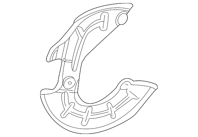 Genuine OE Ford Splash Shield - XR3Z-2K004-AA