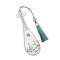 thumbnail image 3 of Tnarru Chinese Bookmark Musical Instrument Bookmark Durable Metal Portable Reading Book Markers for Birthday Gift Book Lovers Writer Lute 11.8cmx2.5cm, 3 of 7