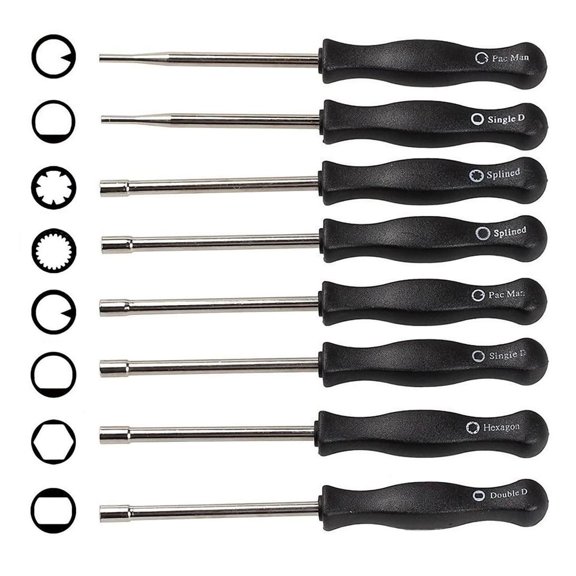 21-Teeth Splined Carburetor Adjustment Tool Kit, High Quality Material Ergonomic Designed Handle For Heavy-Duty Use On 2-Cycle Small Engines