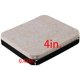thumbnail image 2 of Liyic Paquete De 16 Deslizadores De Fieltro Cuadrados De 4 Pulgadas Para Superficies Duras, Deslizadores De Fieltro Para Muebles, Deslizadores Resistentes, Deslizadores Reutilizables Para Pisos De Mad, 2 of 5