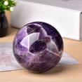 thumbnail image 5 of 1 bola de amatista natural de ensueño pulida, bola de masaje, piedra curativa de Reiki, decoración del hogar, regalos exquisitos, regalos de recuerdo, 5 of 5