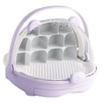 thumbnail image 3 of jinwen Silkworm Breeding Box Breathable Hole Transparent Portable Observation Cabin Violet, 3 of 9