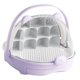 thumbnail image 3 of Caja de cría de gusanos de seda, caja de cría de mascotas, caja de crecimiento de gusanos de seda, transparente, portátil. Violeta, 3 of 9