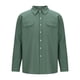 thumbnail image 4 of pstuiky Camisas casuales de manga larga para hombre, Camisa informal de moda para hombre, con cuello en V y mangas cortas, transpirable y con botones. top de hombre xl, 4 of 6