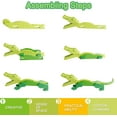 thumbnail image 4 of Paquete de 6 rompecabezas de animales 3D para niños de 3 4 5 6 años de edad, rompecabezas de madera para niños pequeños, juguetes educativos preescolares de aprendizaje temprano, regalo para niños y niñas. Zhivalor WRLF-292, 4 of 7