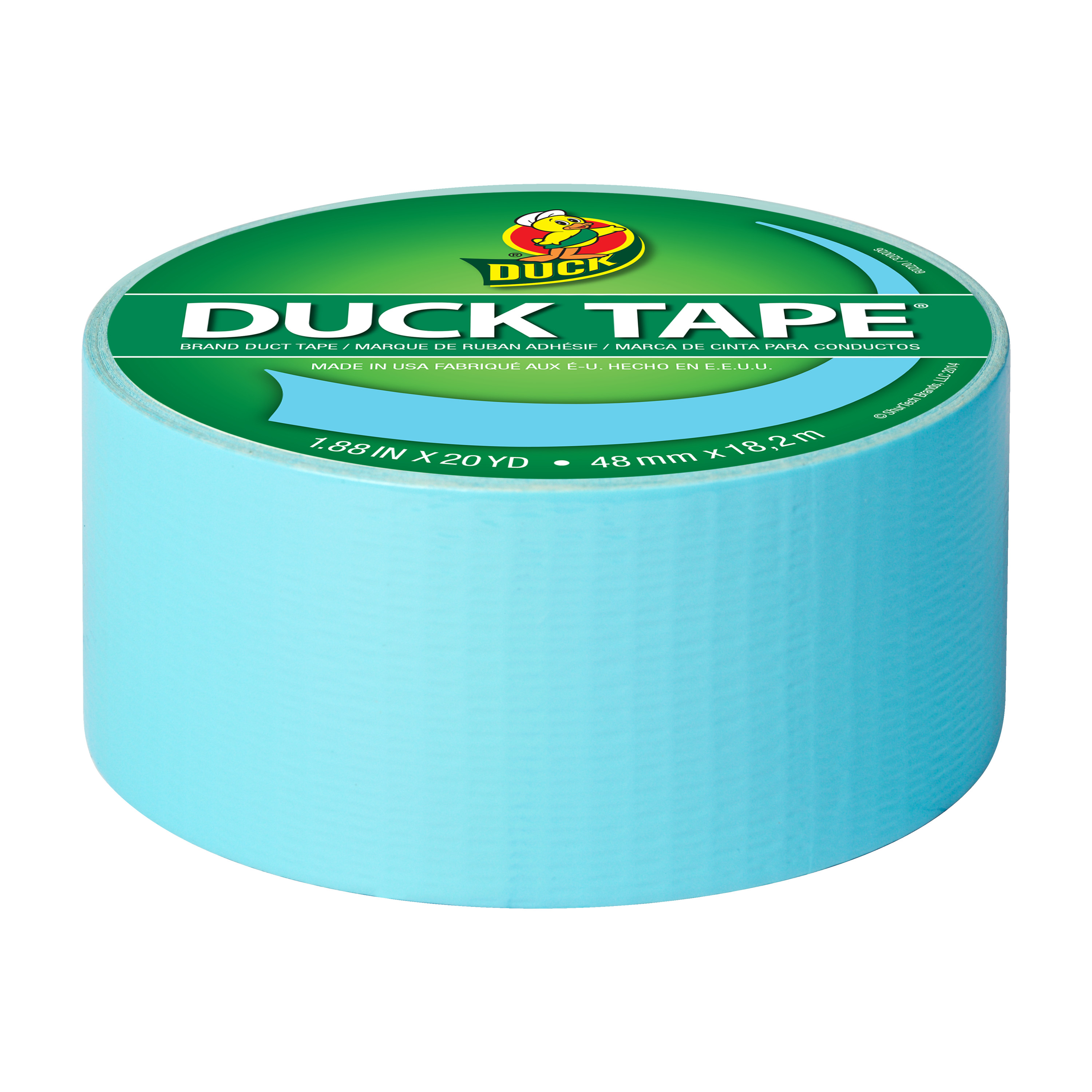 Duck Brand 1.88 in. x 20 yd. Frozen Blue Colored Duct Tape, 3 Pack - image 4 of 7