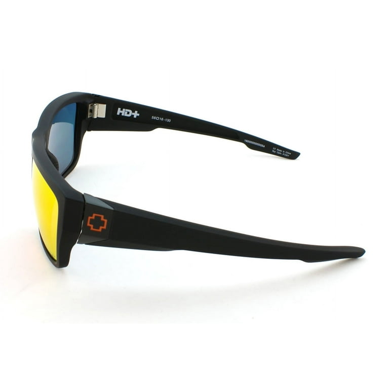 37① SPY - Discord Dale Jr Sunglasses, Matte Black Happy Gray Green W