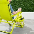 thumbnail image 5 of Best Choice Products Monochromatic Zero Gravity Chair, Folding Patio Recliner w/Side Tray, Headrest - Neon, 5 of 8