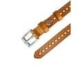 thumbnail image 2 of INSPIRE CHICSkinny Leather Belt for Women Hollow-out Thin Waist Belts for Jeans Dress 0.7 Inches Width Orange Brown One Size, 2 of 4