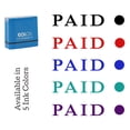 thumbnail image 7 of Printtoo Paid Self Inking Rubber Stamp Pre-Inked Office Stamp- Home Office Business Stationery, Red- 42 x 9 mm, 7 of 7