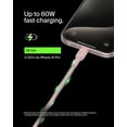 thumbnail image 2 of Cable USB-C a USB-C Belkin BoostCharge de 2 m para iPhone 16, color rosa, 2 of 8