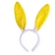 thumbnail image 1 of Diademas con orejas de conejo de peluche Diadema de conejo Diademas con orejas de conejo (blancas y amarillas), 1 of 7